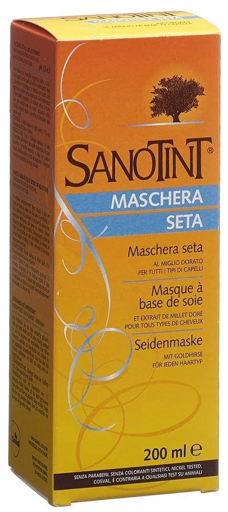 Masque pour cheveux de soie Sanotint 200ml