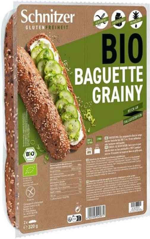 Schnitzer Baguette bio Grainy 320g