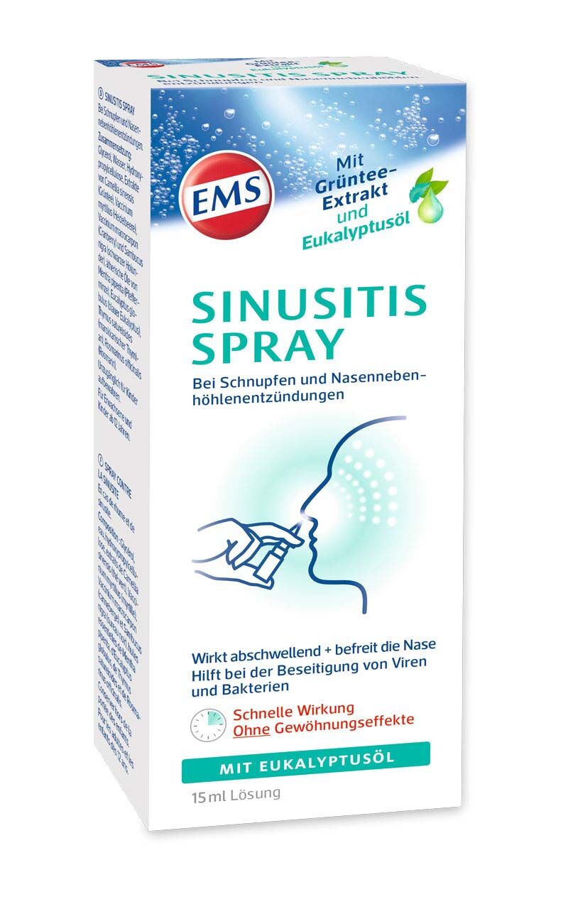 Emser Spray Sinusite avec huile d'eucalyptus 15ml