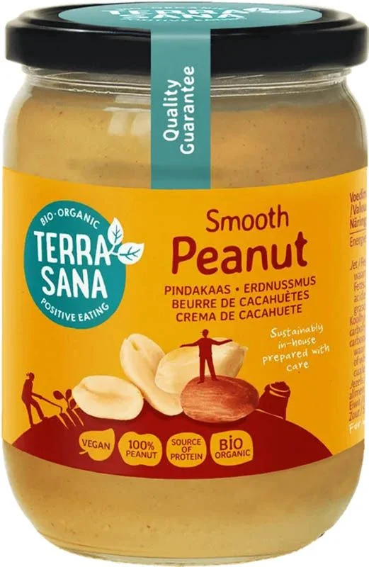 TERRASANA purée de cacahuètes bio pot 500g