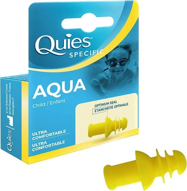 Quies Aqua Protection auditive aquatique pour enfants 2 pièces