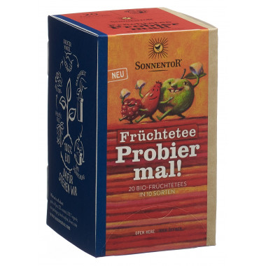 Sonnentor Goûte-le ! Infusion de fruits BIO Btl 20 pièces Sonnentor Goûte-le ! Infusion de fruits BIO Btl 20 pièces