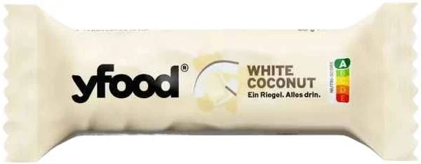YFOOD Barre hyperprotéinée Coco&Whi Choco 60g