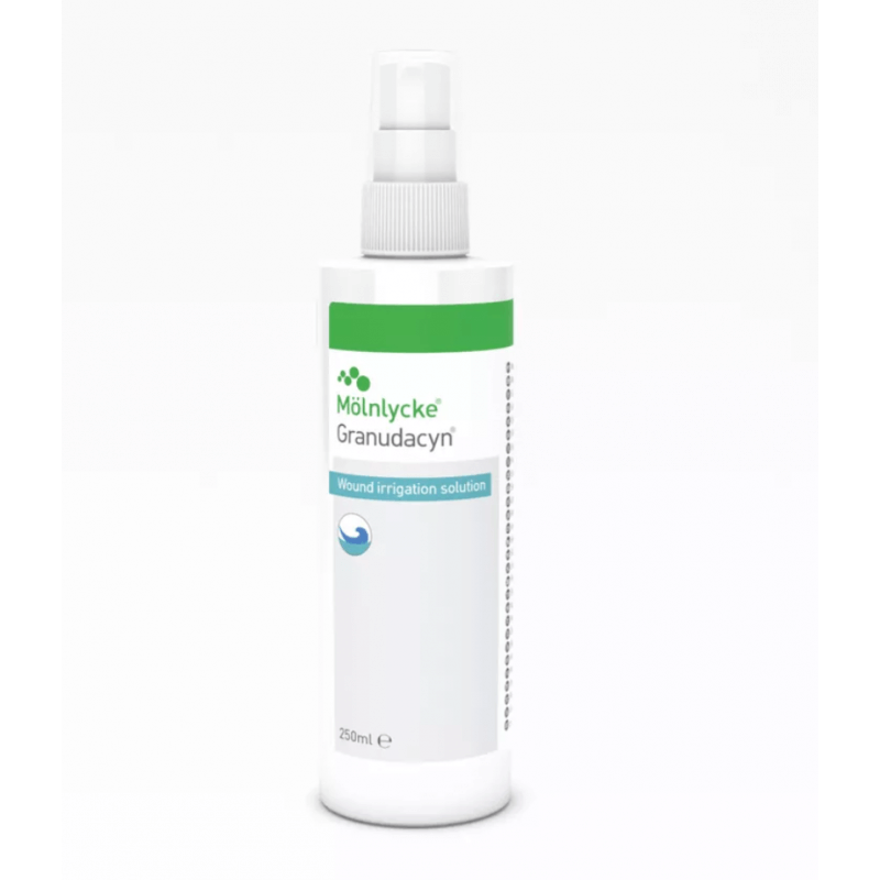 Solution de rinçage des plaies Granudacyn en spray 250ml Solution de rinçage des plaies Granudacyn en spray 250ml
