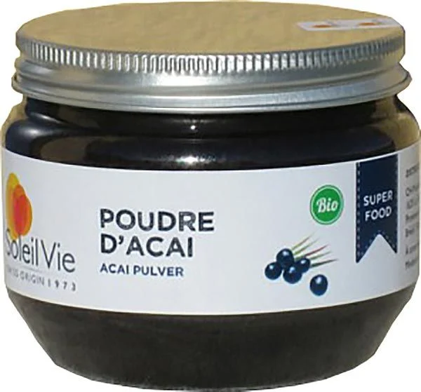 Soleil Vie Poudre d'açaï bio Ds 80g