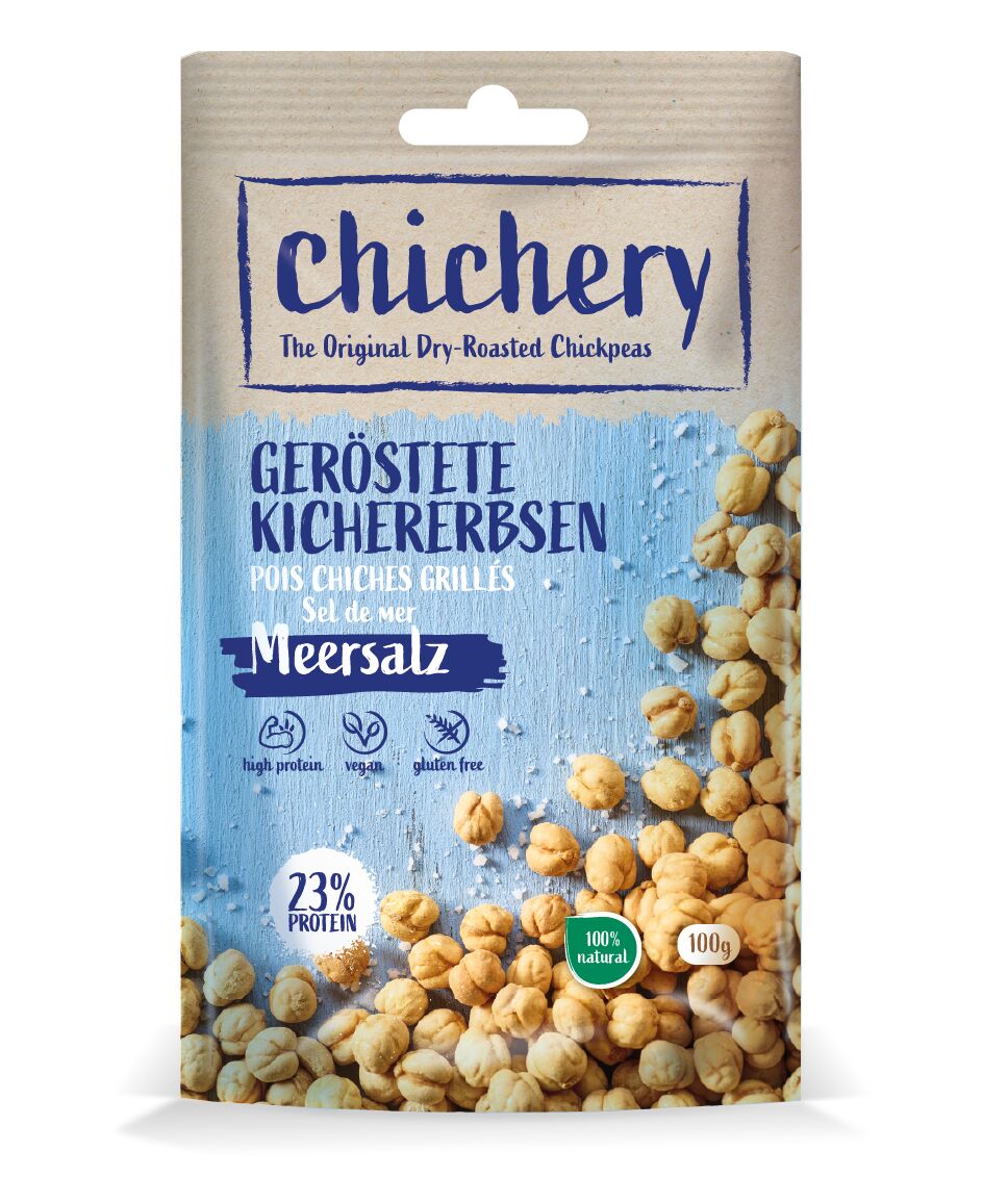 CHICHERY pois chiches sel de mer Btl 100g