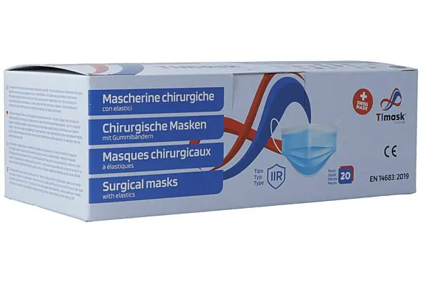 TImask masque médical jetable type IIR couleur camouflage 20 pièces