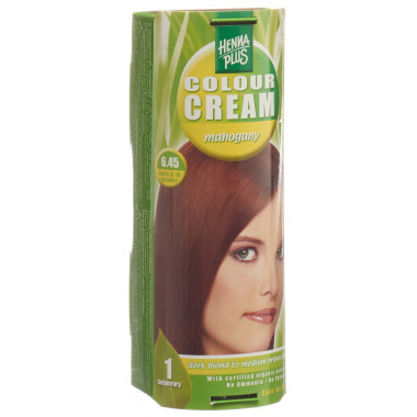 Henna Plus Colour Cream 6.45 mahagony 60ml