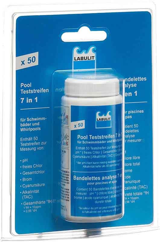 Bandelettes de test LABULIT Pool 7in1 50 pièces