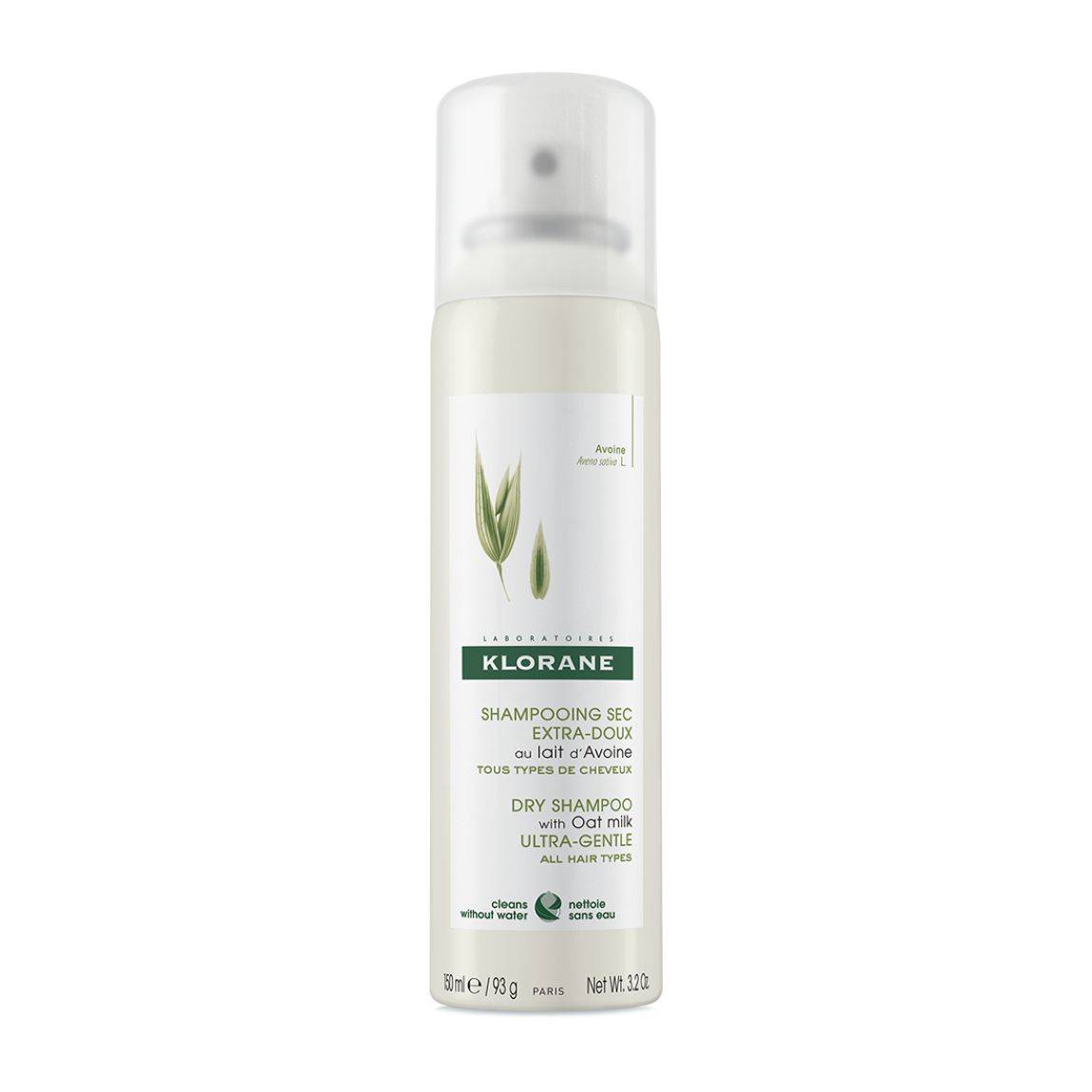 Klorane shampooing sec lait d'avoine spray 150ml