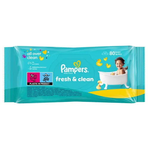 Pampers lingettes humides Fresh Clean 80 pcs