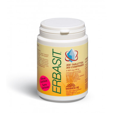 Erbasit sels minéraux en comprimés sans lactose Ds 300 pièces