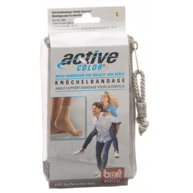 Bort ActiveColor bandage de cheville L +23cm beige Bort ActiveColor bandage de cheville L +23cm beige