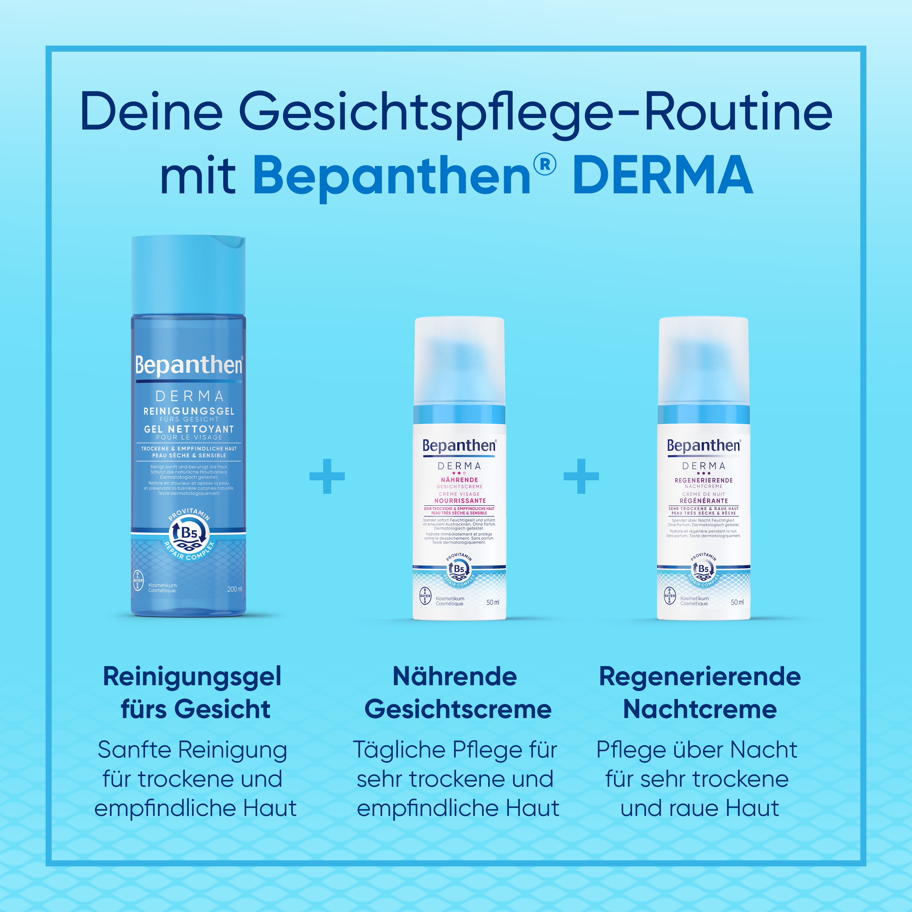 Bepanthen® DERMA Crème Nutritive pour le Visage 50ml