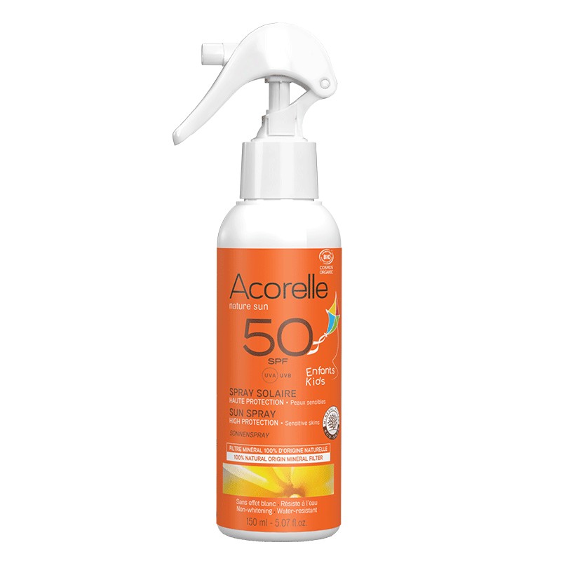 Acorelle Spray solaire pour enfants SPF50 150ml Acorelle Spray solaire pour enfants SPF50 150ml