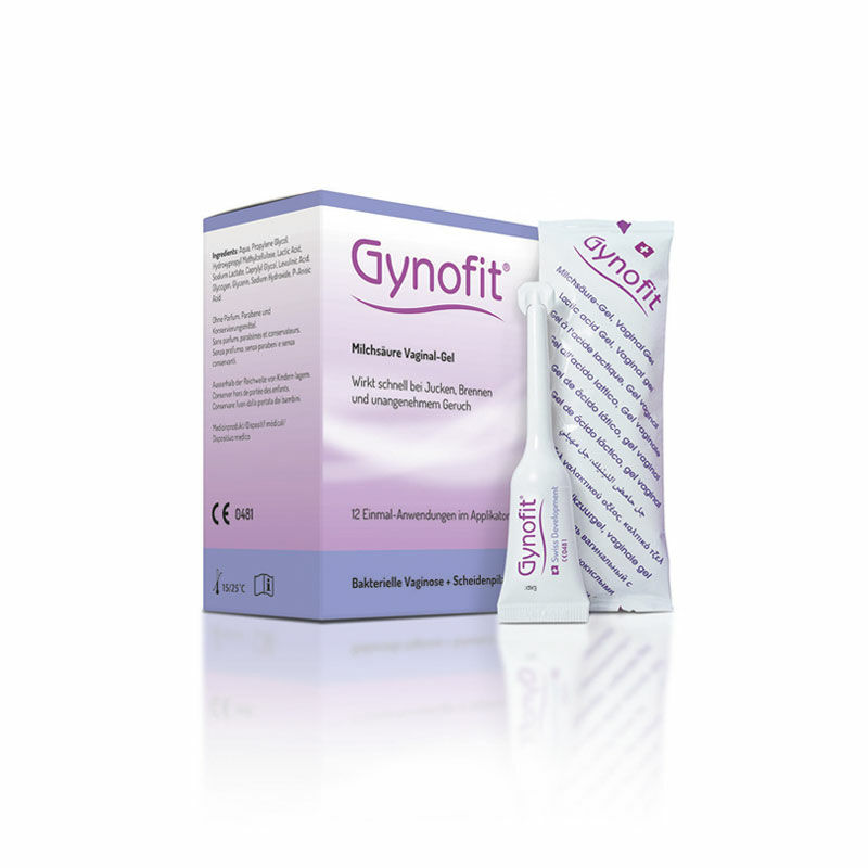 Gel vaginal à l'acide lactique Gynofit 12 x 5ml
