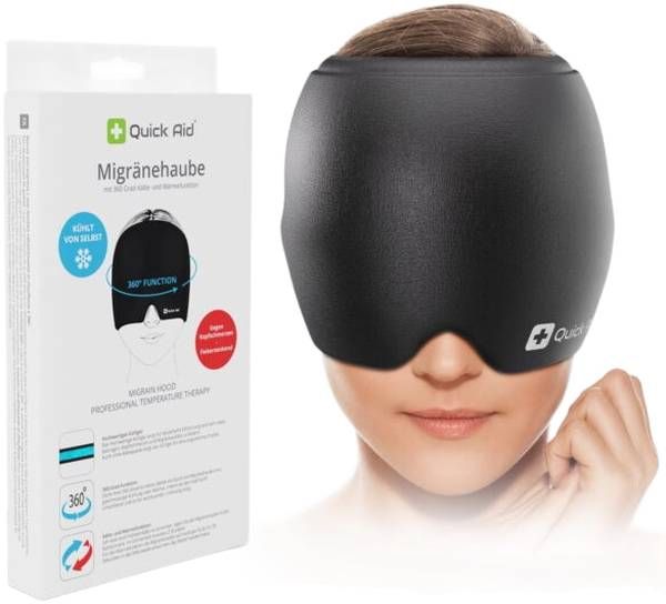 Cagoule antimigraineux Quick Aid 360° fonction froid/chaud Cagoule antimigraineux Quick Aid 360° fonction froid/chaud