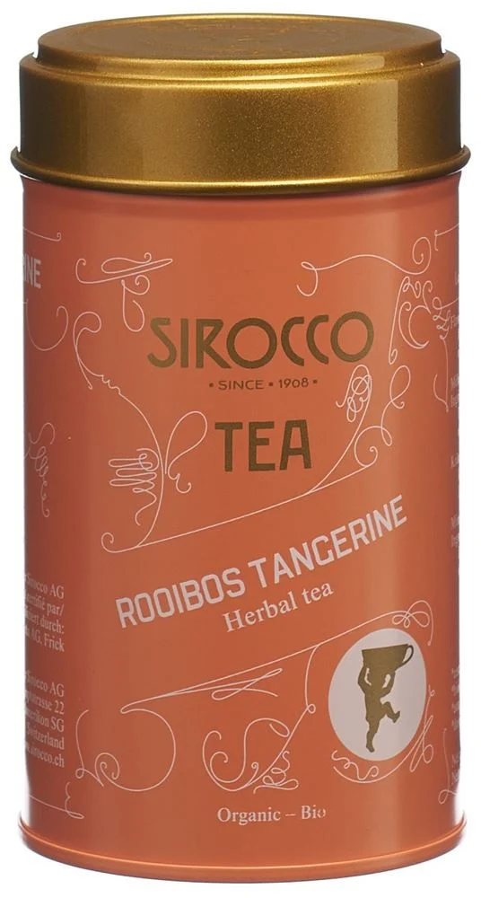 Sirocco Boîte à thé moyenne Rooibos Tangerine 80g Sirocco Boîte à thé moyenne Rooibos Tangerine 80g