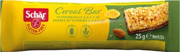 Schär Disp Cereal Bar barre sans gluten 25 x 25g