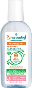 Puressentiel gel nettoyant antibactérien amande peau sensible 80ml Puressentiel gel nettoyant antibactérien amande peau sensible 80ml
