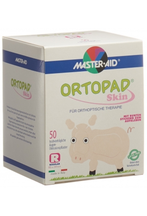 Pansements occlusifs Ortopad Regular skin 4 ans et + 50 pièces