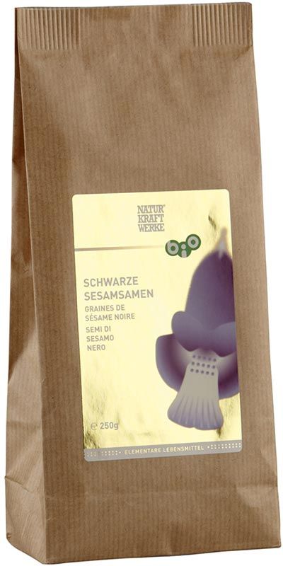 NATURKRAFTWERKE Graines de sésame noir bio/bcp 250g NATURKRAFTWERKE Graines de sésame noir bio/bcp 250g