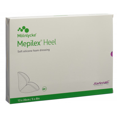 Mepilex Heel pansement mousse 13x20cm silicone 5 pièces