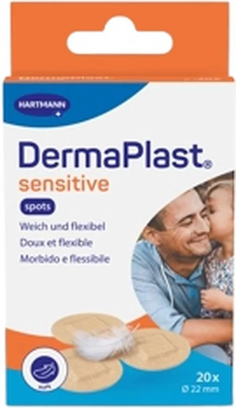 DermaPlast® Sensitive Spots 22mm 20 pièces