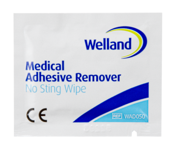 Welland lingettes pour enlever l'adhésif nouveau 50 pièces