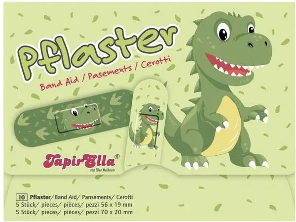 Lutz Mauder Pansements pour enfants Dinosaure 10 pièces