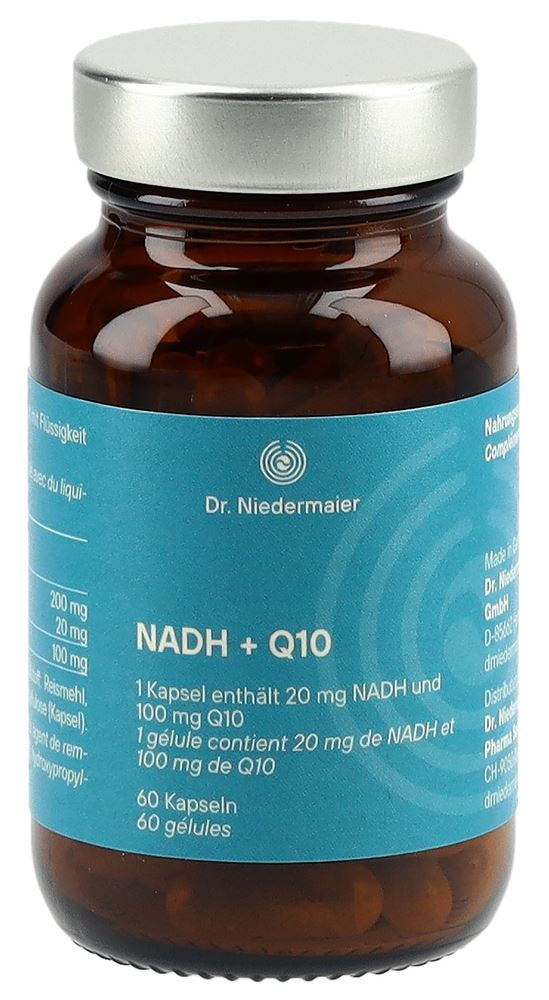 DR. NIEDERMAIER NADH + Q10 Capsules Ds 60 DR. NIEDERMAIER NADH + Q10 Capsules Ds 60