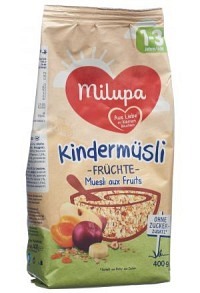 Milupa Muesli enfants fruits fins 400g