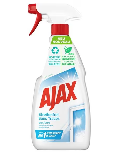 Ajax Vitres sans traces Spray 500ml