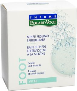 VOGT THERME VITAL Bain de pieds en tablettes pétillantes 6 x 30g VOGT THERME VITAL Bain de pieds en tablettes pétillantes 6 x 30g
