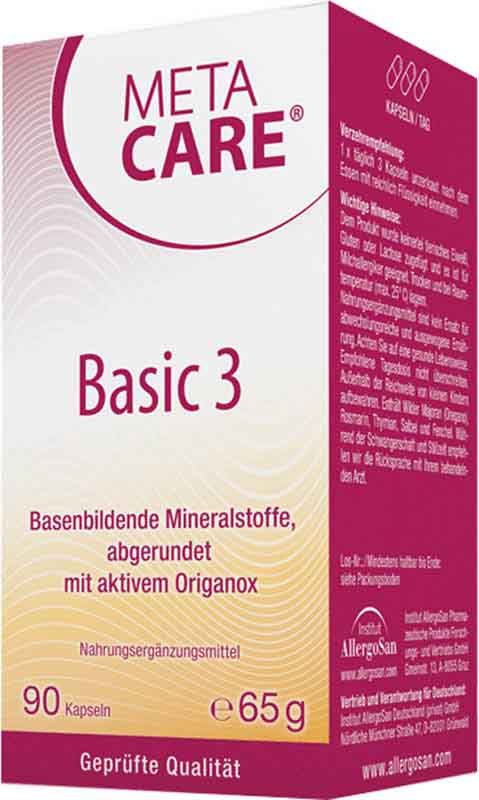 metacare Basic 3 gélules 90 pièces