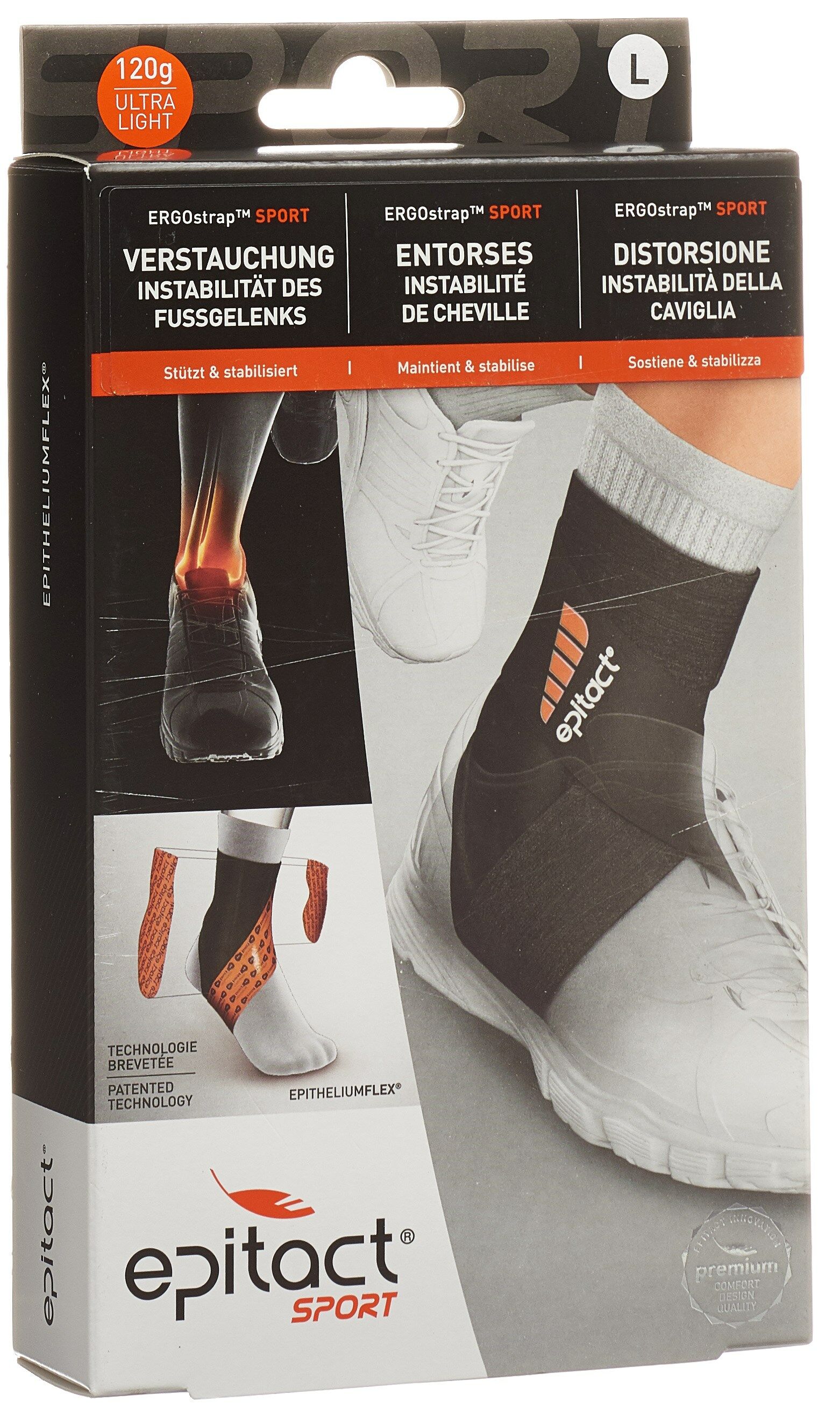 EPITACT® Sport ERGOstrap Chevillère L 21.7-23.4cm