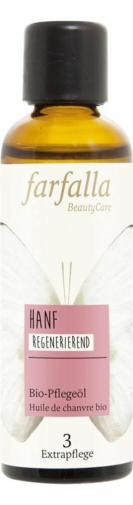 FARFALLA Huile de soin bio au chanvre régénérant 75ml FARFALLA Huile de soin bio au chanvre régénérant 75ml