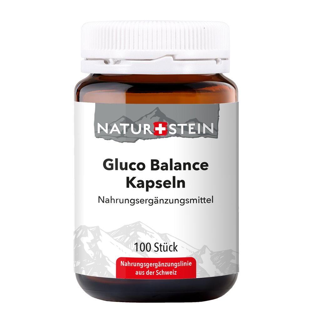 NATURSTEIN Gluco Balance Capsules en verre 100 pièces NATURSTEIN Gluco Balance Capsules en verre 100 pièces