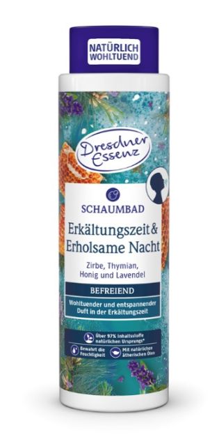 Dresdner Schaumbad Erkältung Erholung Nacht Bouteille 500ml