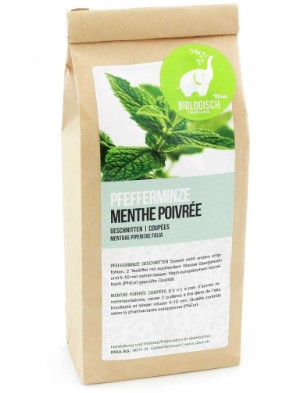 DIXA Menthe poivrée PhEur BIO coupée 50g DIXA Menthe poivrée PhEur BIO coupée 50g