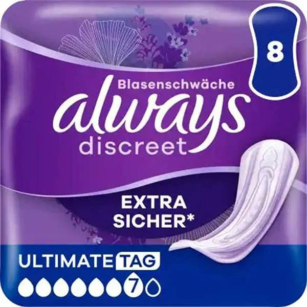 Always Discreet Incontinence Ultim jour 8