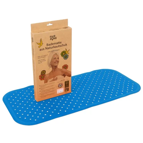FAIR ZONE Tapis de bain 76 x 34 cm bleu pétrole