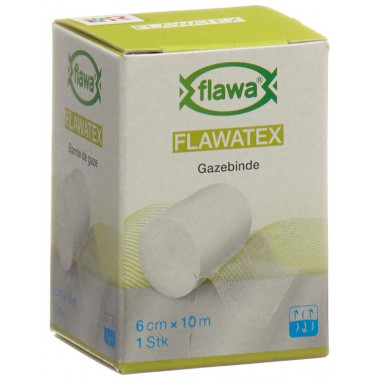 Bande de gaze Flawa Flawatex 6cmx10m non élastique