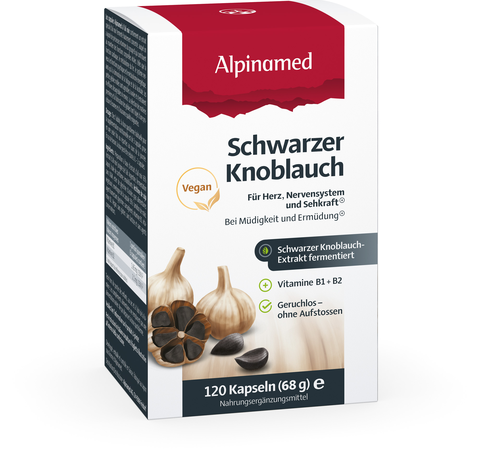 ALPINAMED gélules d'ail noir 120 gélules ALPINAMED gélules d'ail noir 120 gélules
