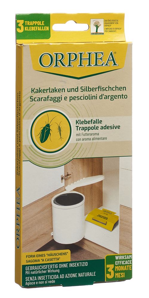 Piège Orphea Cafards Poisson d'argent 3 pièces
