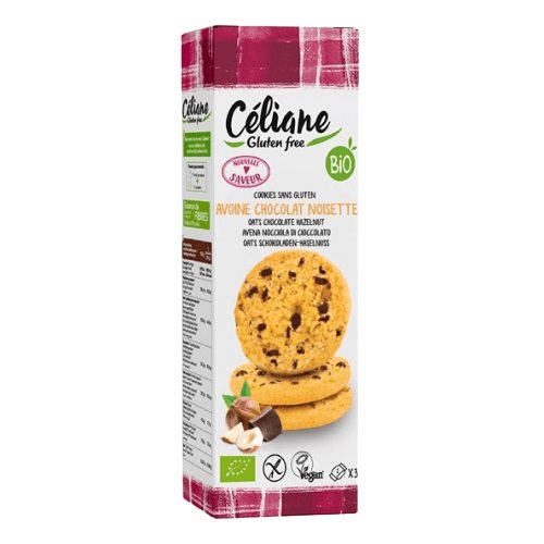 CELIANE Gluten Free Cookies Avoine Chocolat Bio 120 g