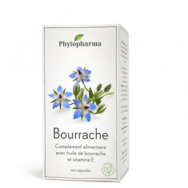 Phytopharma gélules de bourrache 500 mg 110 gélules