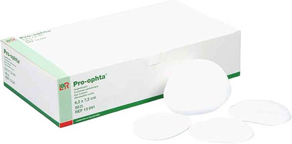 Pro-ophta coussin pour les yeux 6.2x7.2cm 50 pièces Pro-ophta coussin pour les yeux 6.2x7.2cm 50 pièces