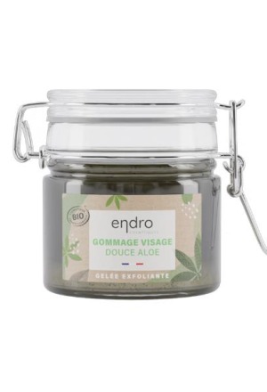 ENDRO Exfoliant visage doux verre aloe vera 100ml
