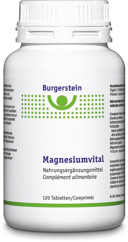 BURGERSTEIN Magnésiumvital comprimés 120 pièces BURGERSTEIN Magnésiumvital comprimés 120 pièces